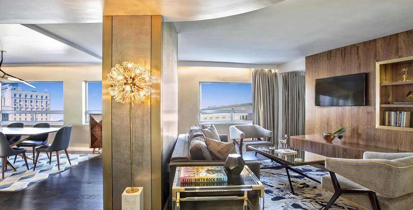 Image of Suite Living Area at The Statler, 1956, Member of Historic Hotels of America, in Dallas, Texas, Explore