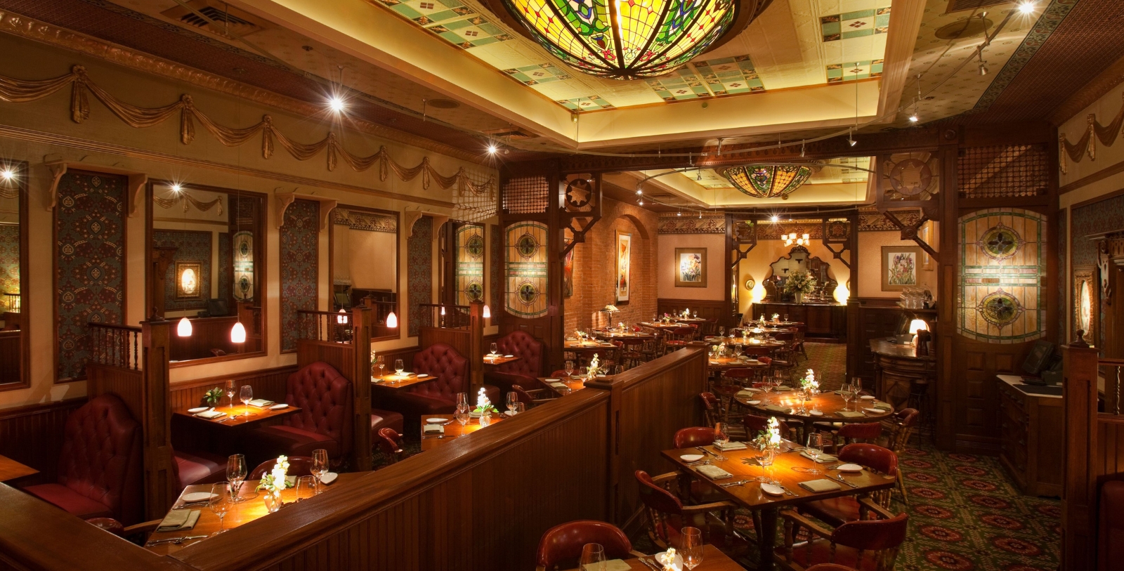 Taste a local favorite, the Herbert, at The Strater Hotel’s stunning Mahogany Grille.
