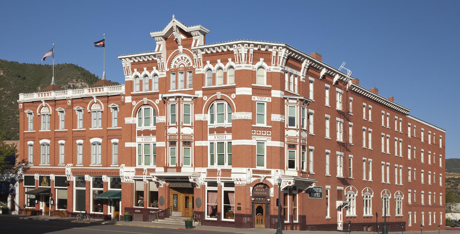 Historic Image of Hotel Exterior The Strater Hotel, 1887, Member of Historic Hotels of America, in Durango, Colorado, Discover