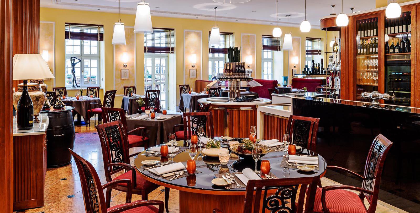 Image of Palais Bistro, Hotel Taschenbergpalais Kempinski Dresden, Germany, 1700s, Member of Historic Hotels Worldwide, Taste