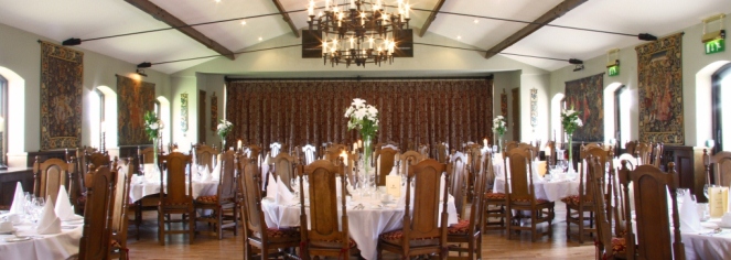 Dining at
Barberstown Castle
in Straffan