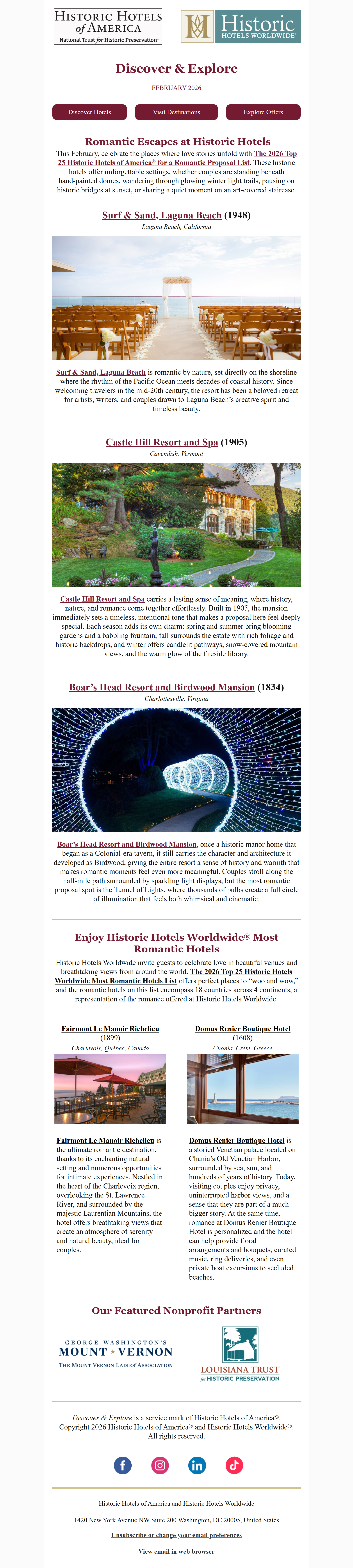 Discover & Explore Feb 2026