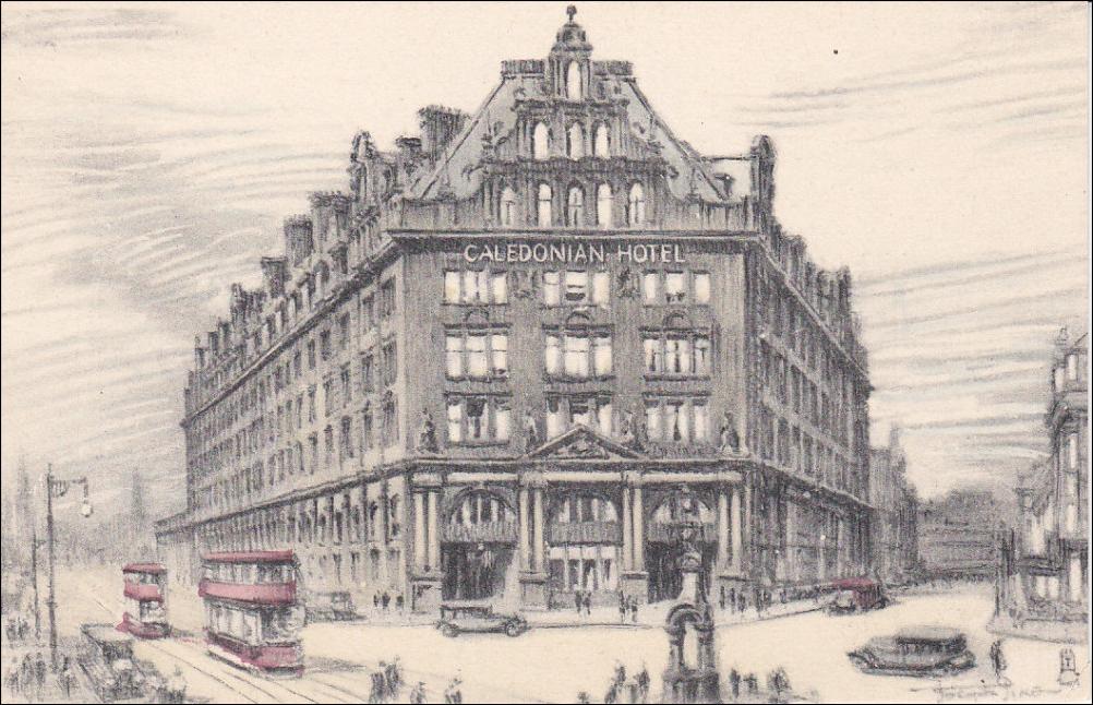 Image of Historic Exterior Waldorf Astoria Edinburgh - The Caledonian, 1903, Member of Historic Hotels Worldwide, in Edinburgh, Scotland, United Kingdom, History