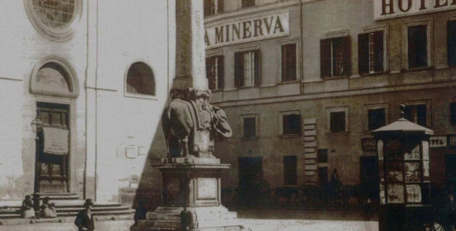 Historical Image of Orient Express La Minerva, 1620, a Member of Historic Hotels Worldwide in Rome, Italy.