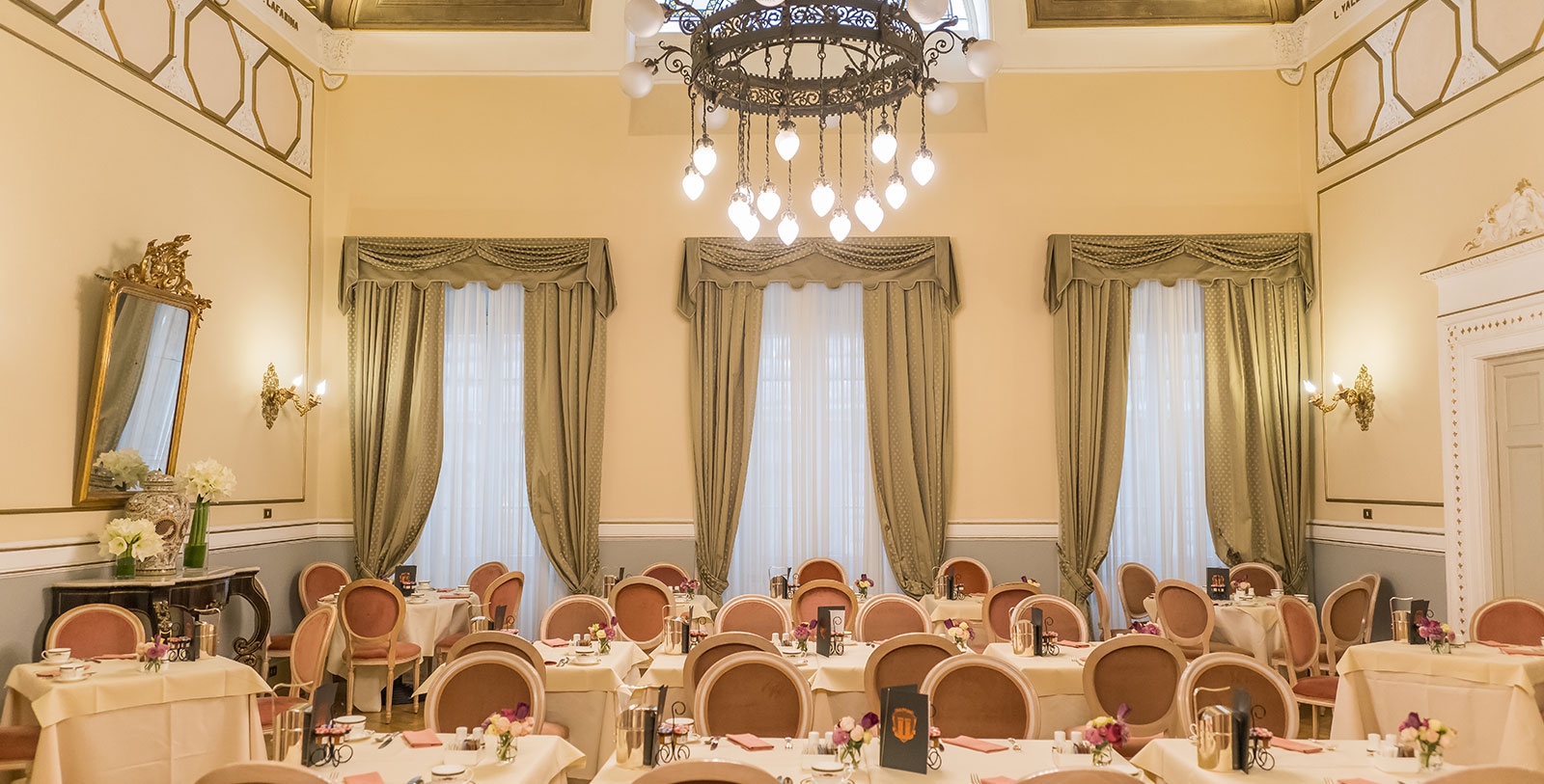 Image of classroom set up meeting room Bernini Palace Hotel, 1500, Member of Historic Hotels Worldwide, in Florence, Italy, Special Occasions