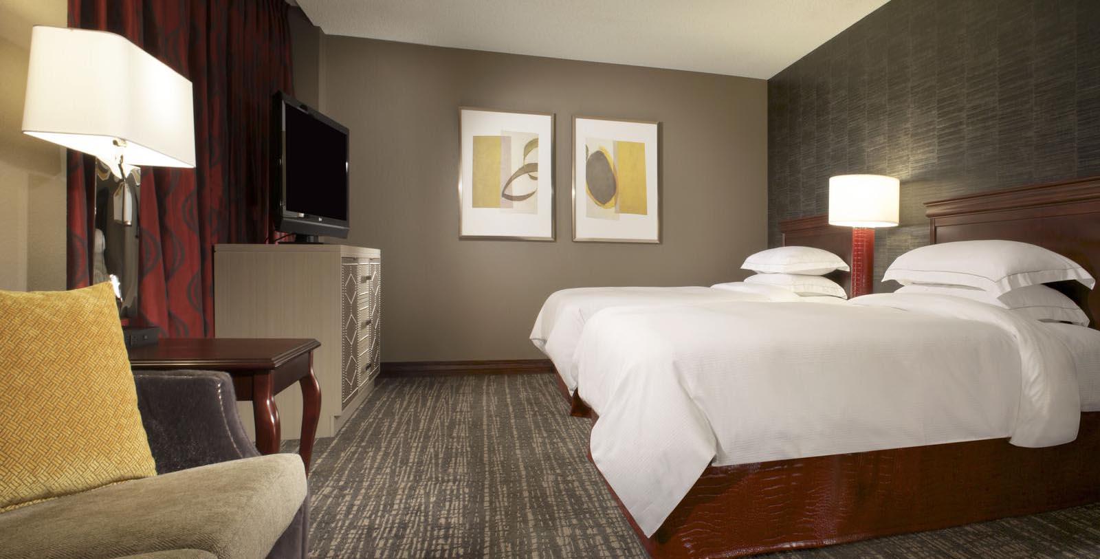 Image of Guestroom Hilton Fort Worth, 1921, Member of Historic Hotels of America, in Fort Worth, Texas, Location Map