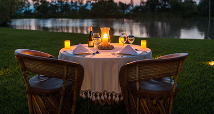 Dining at
Hacienda Labor de Rivera
in Teuchitlán