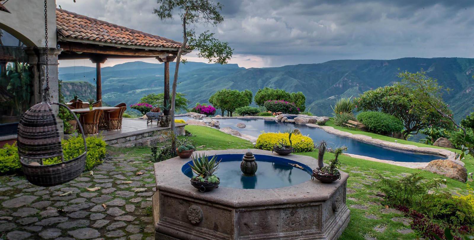 Image of Outdoor Pool & Mountains, Hacienda Lomajim, Zapopan, Mexico, 1600s, Member of Historic Hotels Worldwide, Special Occasions