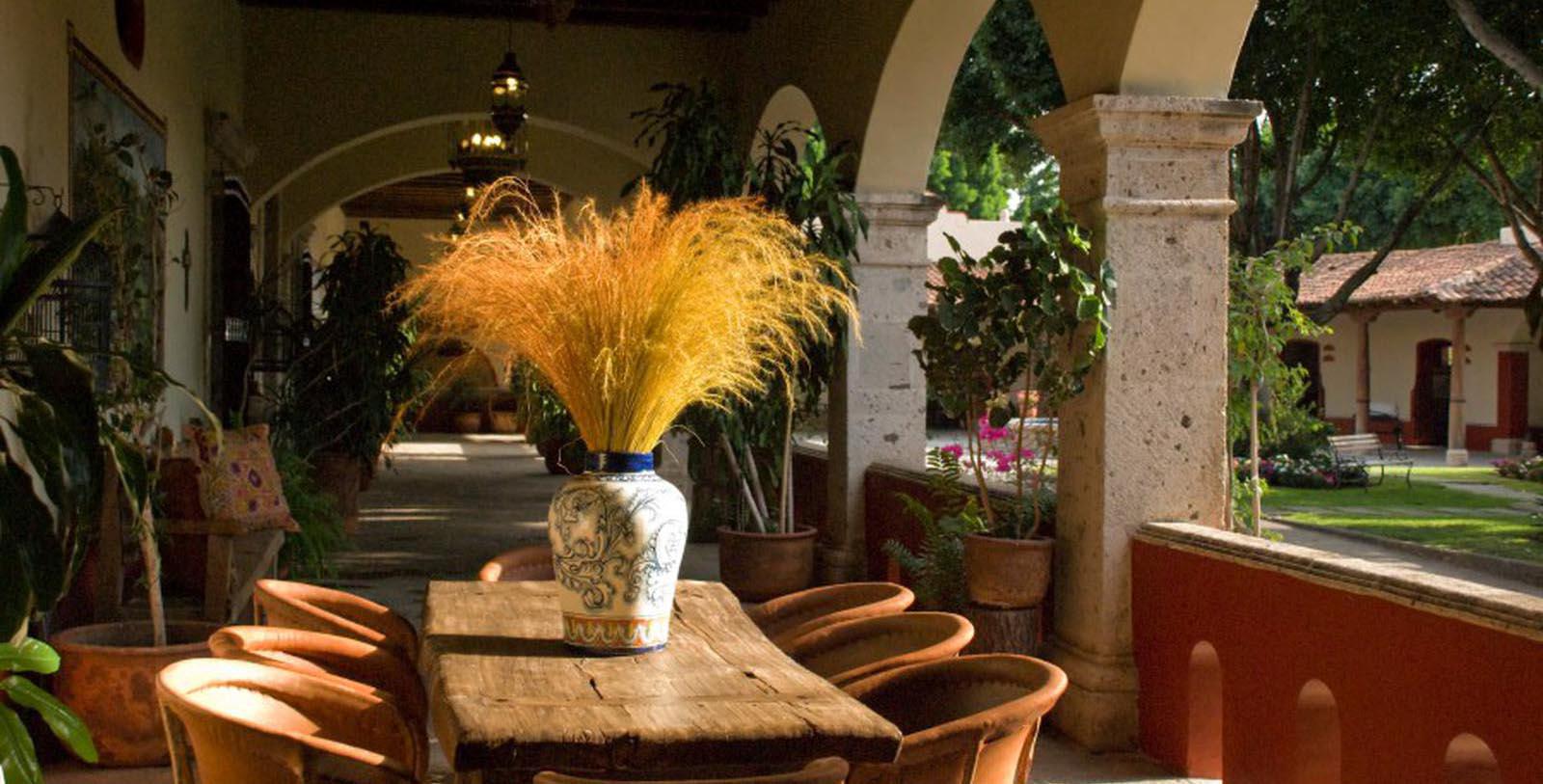 Image of Restaurant Patio, Hacienda Lomajim, Zapopan, Mexico, 1600s, Member of Historic Hotels Worldwide, Taste