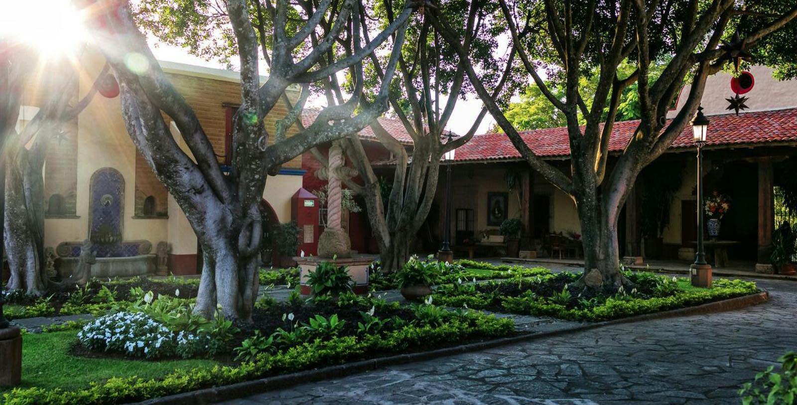 Image of Exterior Courtyard, Hacienda Lomajim, Zapopan, Mexico, 1600s, Member of Historic Hotels Worldwide, Explore