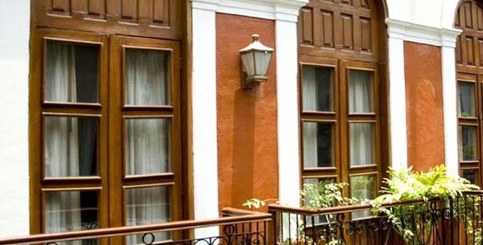 Image of Exterior Detail, Hotel San Francisco Plaza, Guadalajara, 1896, Member of Historic Hotels Worldwide, Explore
