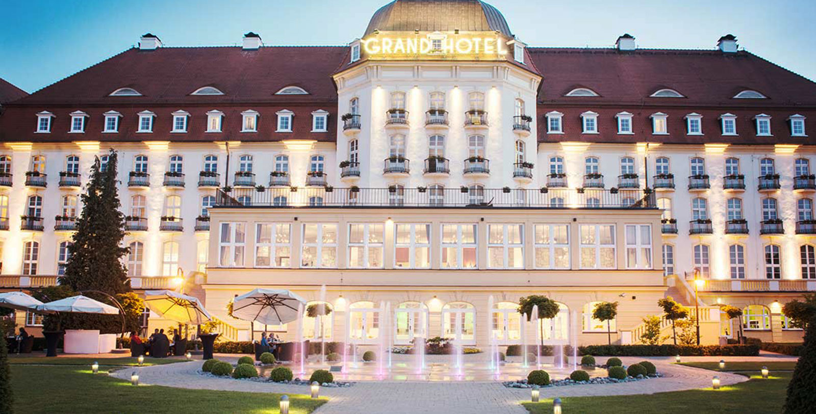 Image of Night Exterior at Sofitel Grand Sopot, 1927, Member of Historic Hotels Worldwide, in Sopot, Poland, Experience