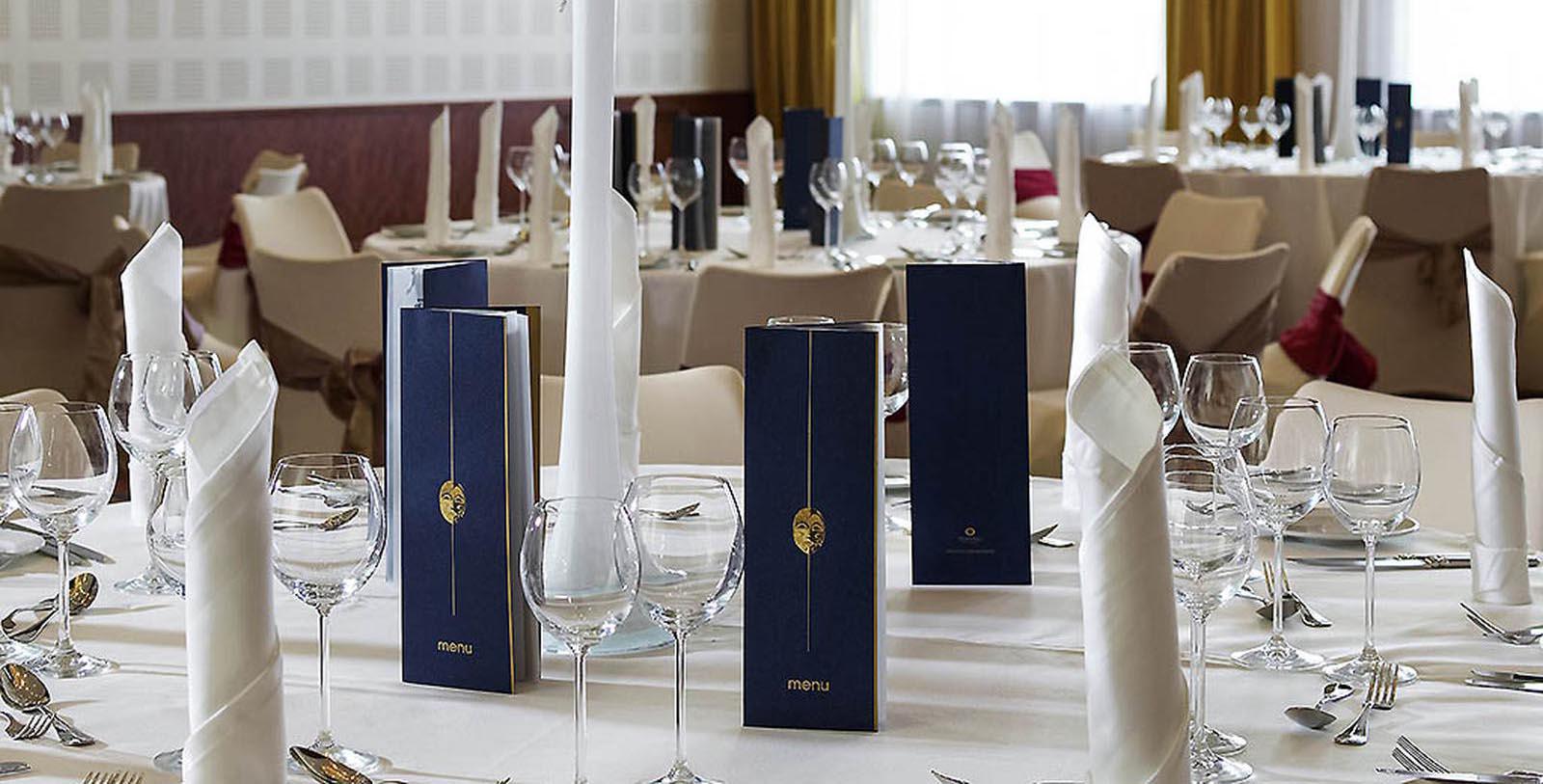 Image of Dining Table at Art Deco Restaurant at Sofitel Grand Sopot, 1927, Member of Historic Hotels Worldwide, in Sopot, Poland, Experience