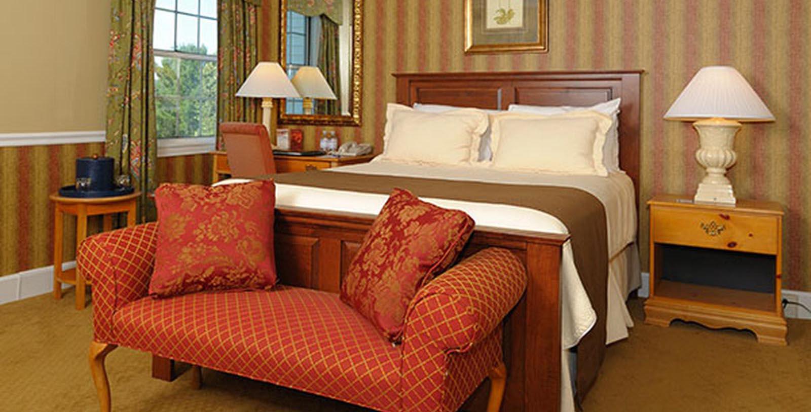 Image of Guestroom at The Spa at Norwich Inn, 1929, Member of Historic Hotels of America, in Norwich, Connecticut, Location Map