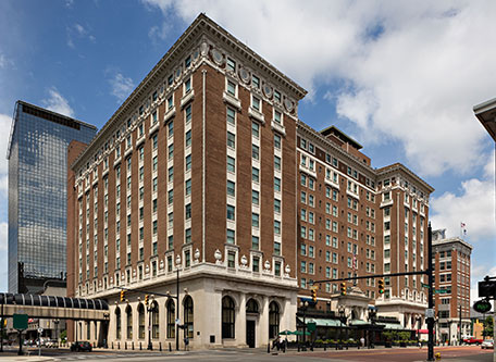 Image of Lobby at Amway Grand Plaza Hotel, 1913, 1913, Member of Historic Hotels of America, in Grand Rapids, Michigan, Special Offers, Discounted Rates, Families, Romantic Escape, Honeymoons, Anniversaries, Reunions