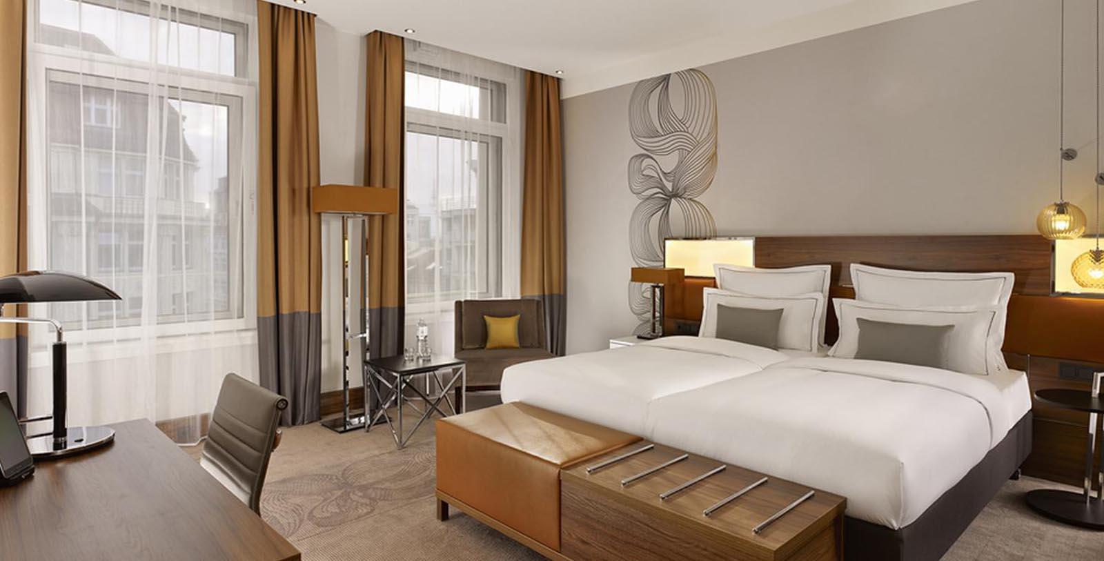 Image of Guestroom Interior Reichshof Hamburg, Curio Collection by Hilton, 1910, Member of Historic Hotels Worldwide, Hamburg, Germany, Location