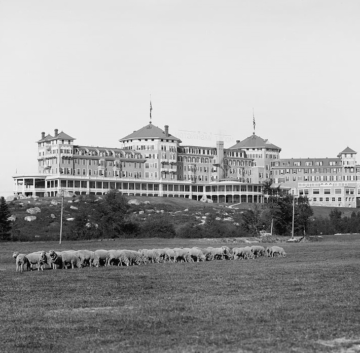 Historical Image of Mount Washington Course, Omni Bretton Arms Inn, 1896, Member of Historic Hotels of America, in Bretton Woods, New Hampshire.