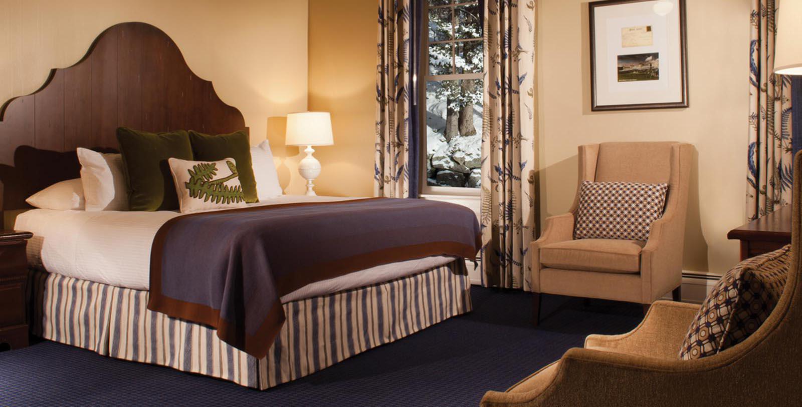 Image of Guestroom Interior, Omni Bretton Arms Inn, Bretton Woods, New Hampshire, 1896, Member of Historic Hotels of America, Accommodations