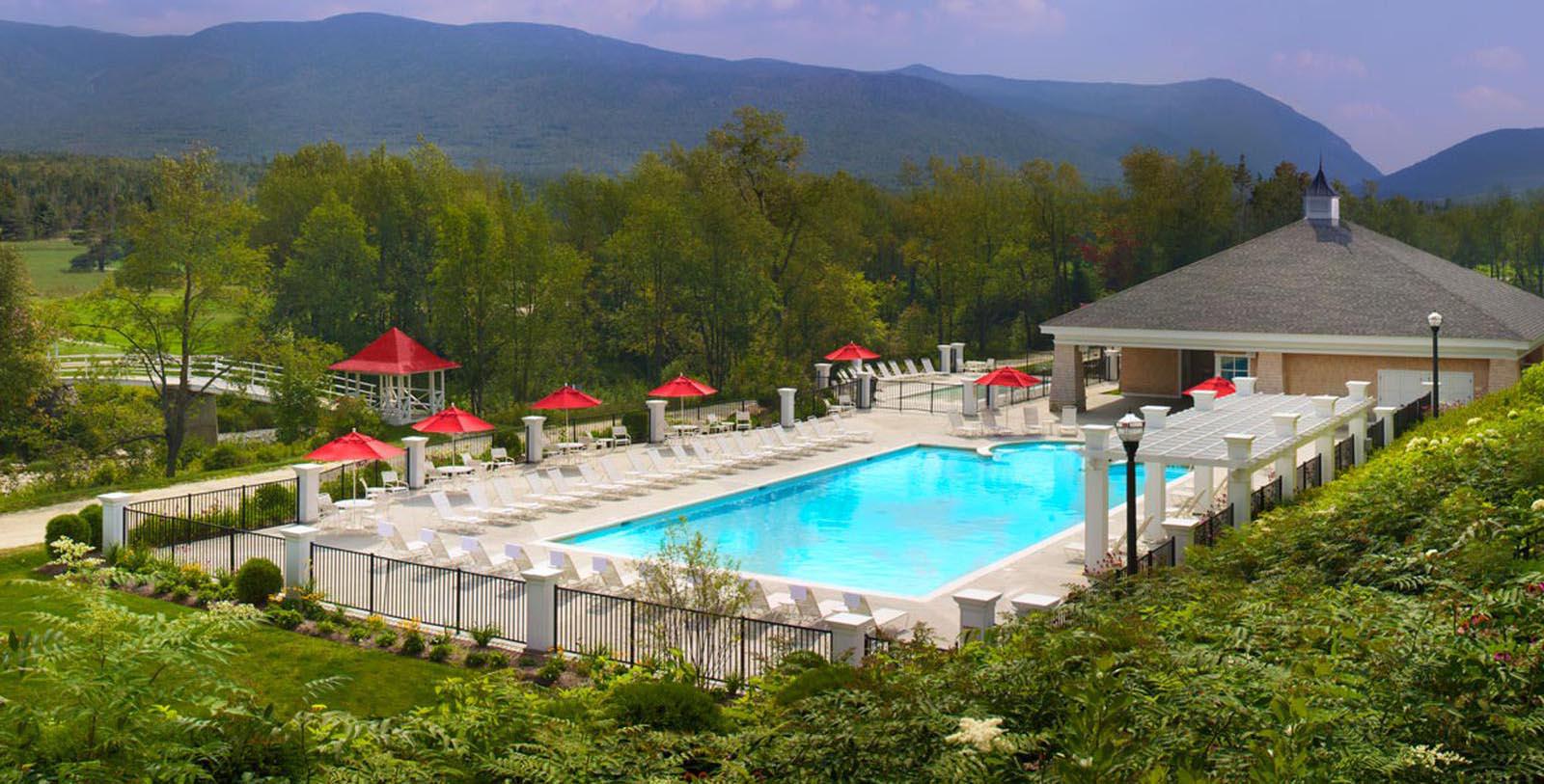 Image of Outdoor Pool, Omni Bretton Arms Inn, Bretton Woods, New Hampshire, 1896, Member of Historic Hotels of America, Hot Deals