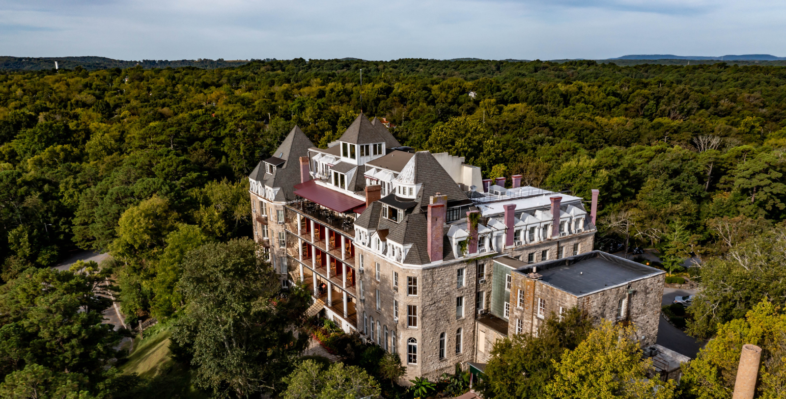 Image of Hotel Exterior 1886 Crescent Hotel & Spa, Member of Historic Hotels of America, in Eureka Springs, Arkansas, Overview