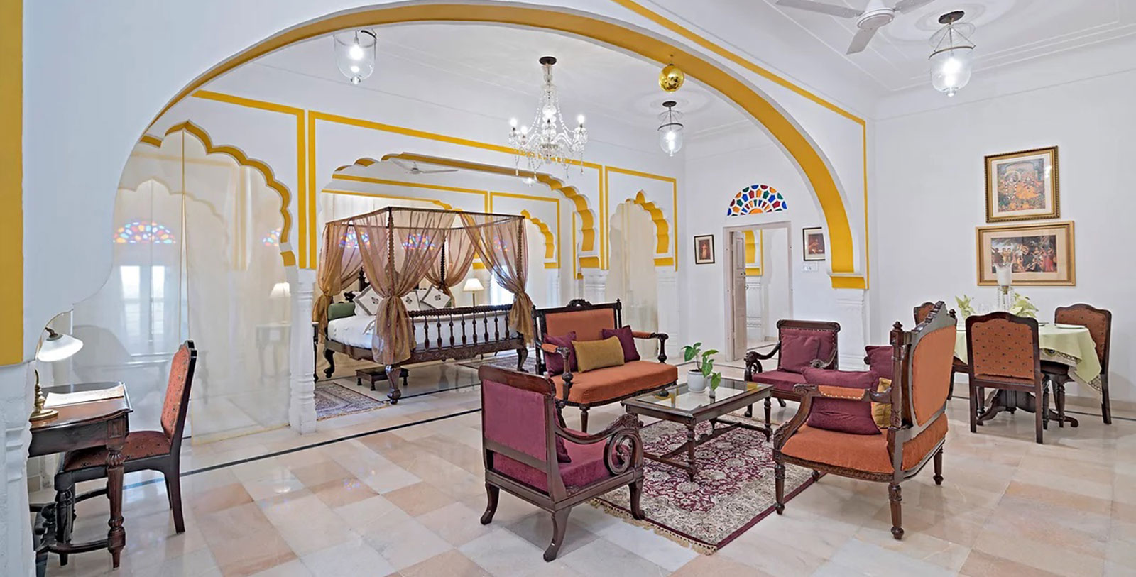 Image of guestroom suite Alsisar Mahal, 1800s, Member of Historic Hotels Worldwide, in Jhunjhunu, India, Accommodations