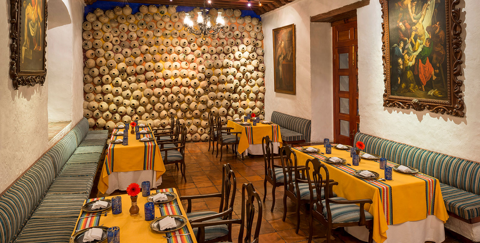 Image of Dining Space Quinta Real Oaxaca, 1576, Member of Historic Hotels Worldwide, in Oaxaca, Mexico, Dining