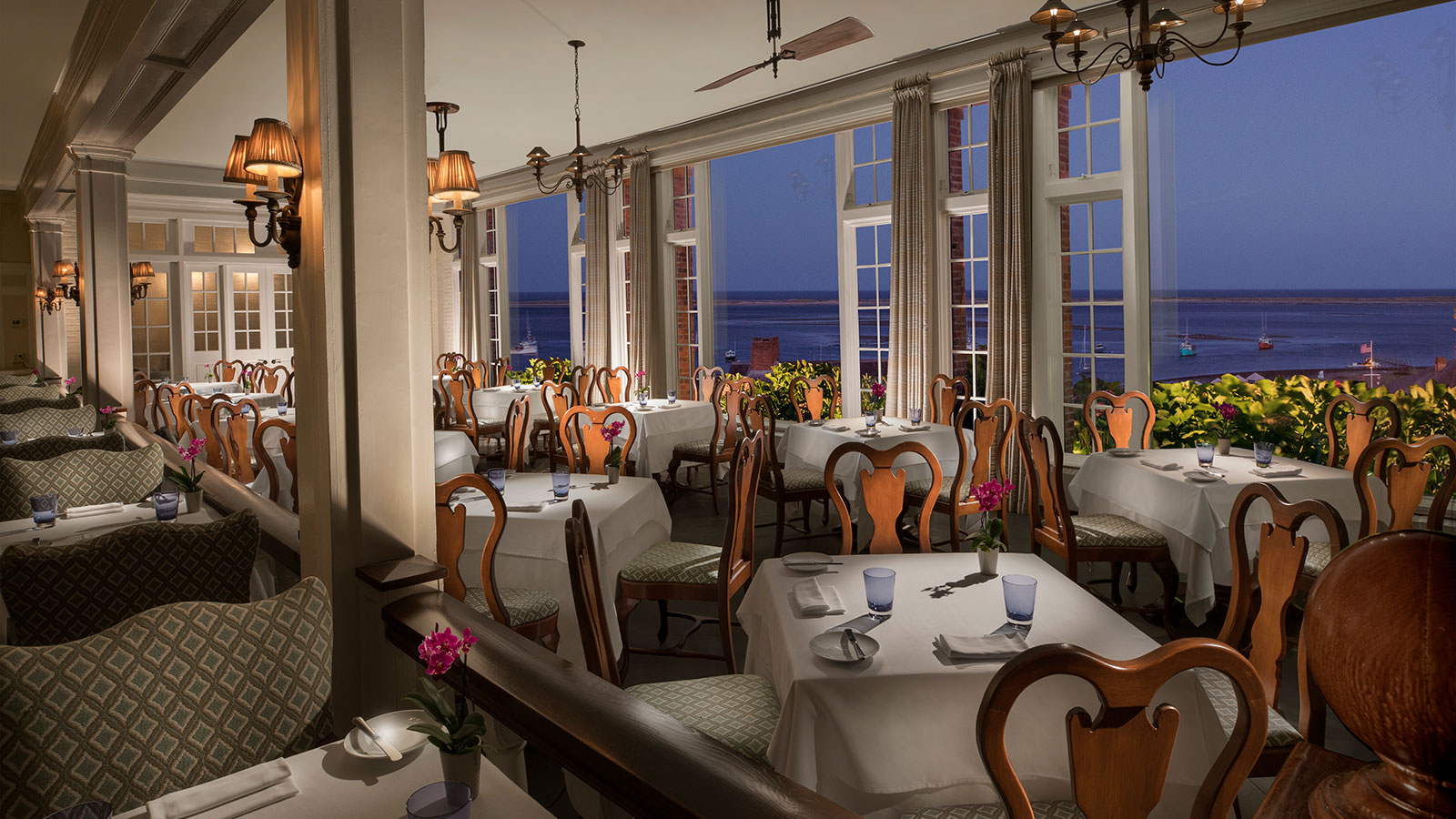 Taste classic, regionally-inspired seafood while staying at the Chatham Bars Inn.