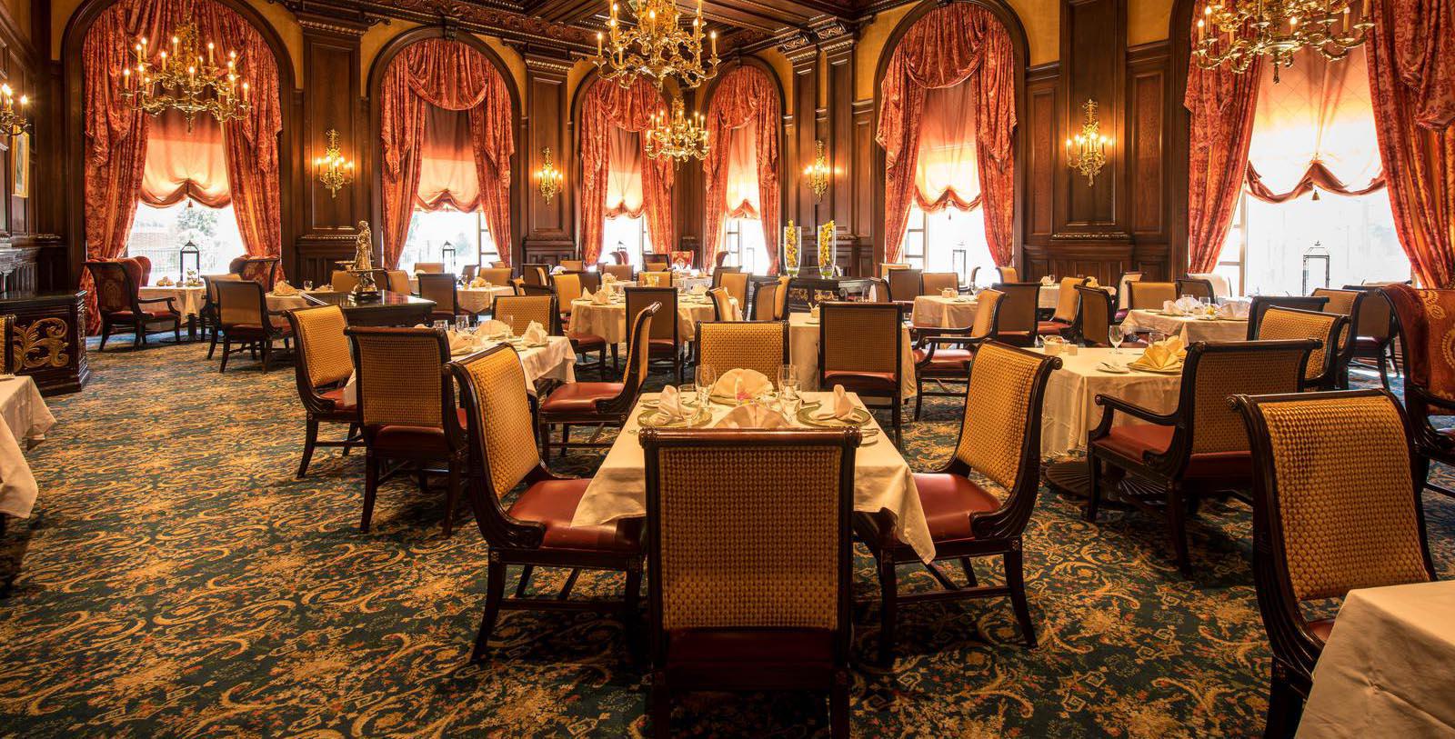Image of Green room dining room HOTEL DU PONT, 1913, Member of Historic Hotels of America, in Wilmington, Delaware, Taste