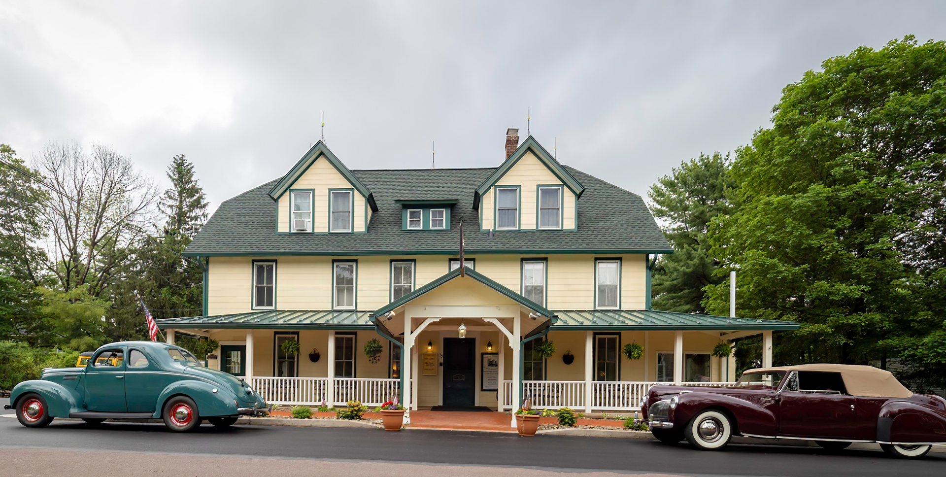 Image of Hotel Exterior, Eagles Mere Inn, 1887, Member of Historic Hotels of America, Eagles Mere, Pennsylvania