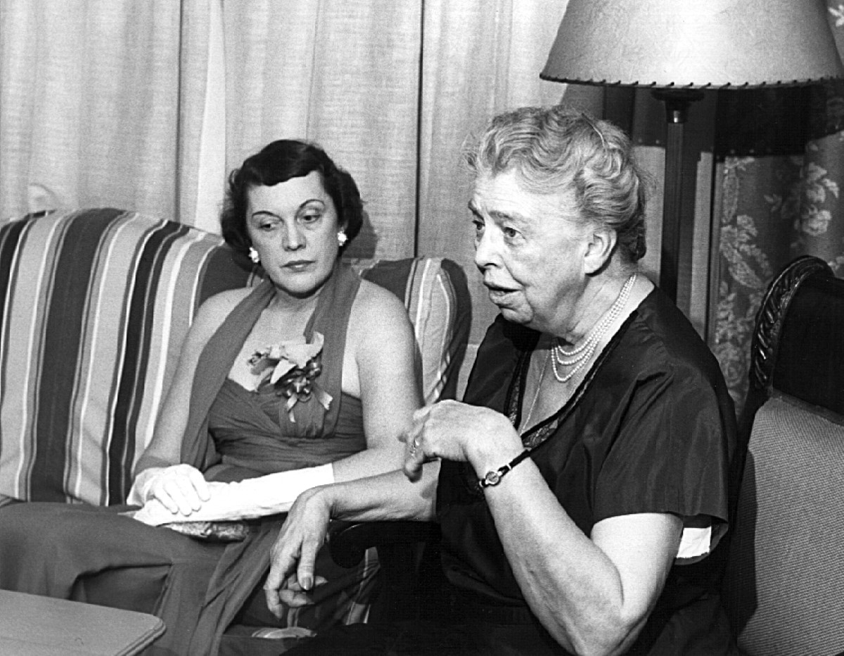 Historical Image of Eleanor Roosevelt on her visit to Genetti Hotel & Suites.