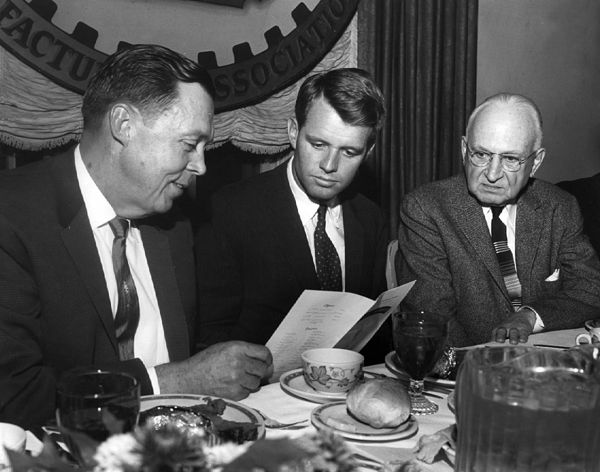 Historical Image of Robert Kennedy at Genetti Hotel & Suites.