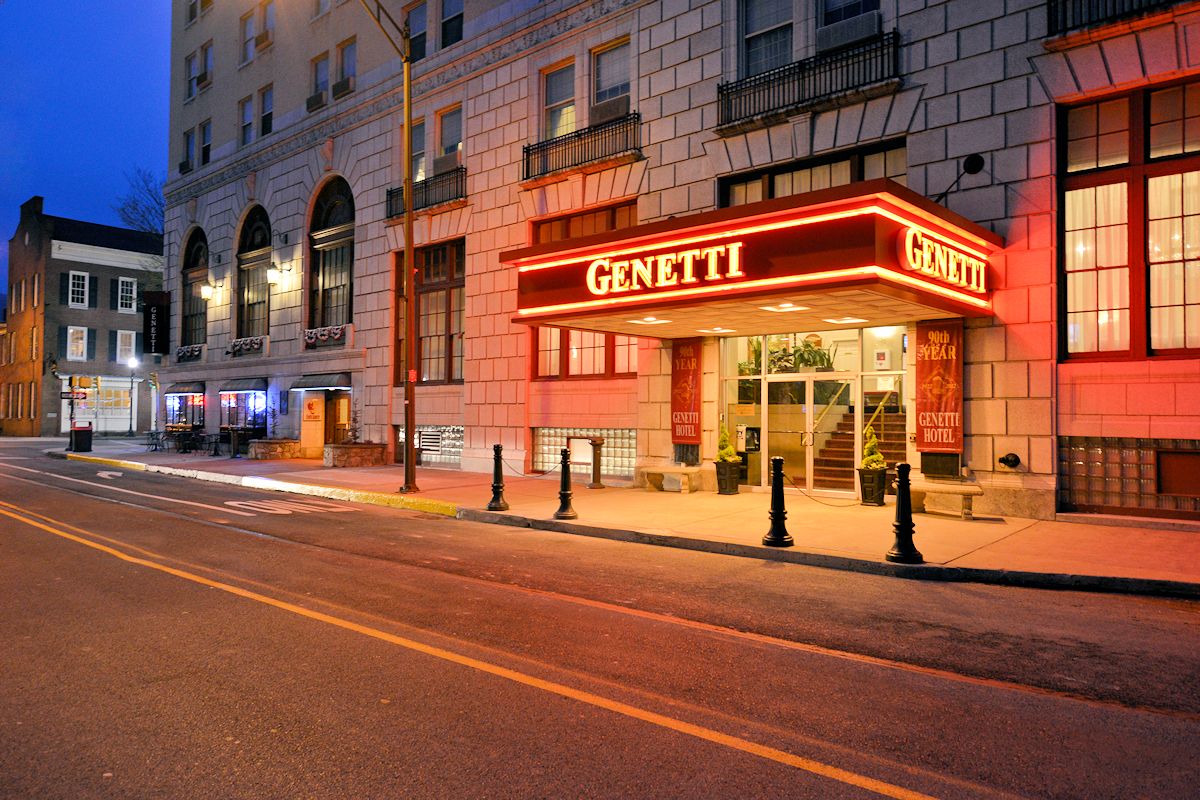Discover the stunning Beaux-Arts motifs of the Genetti Hotel & Suites.