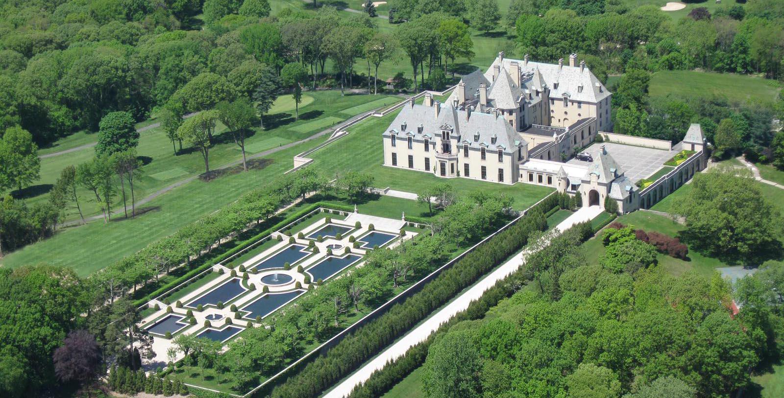 Image of Exterior & Gardens, OHEKA CASTLE, Huntington, New York, 1919, Member of Historic Hotels of America, Overview