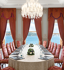 Meetings at
Ciragan Palace Kempinski
in Istanbul