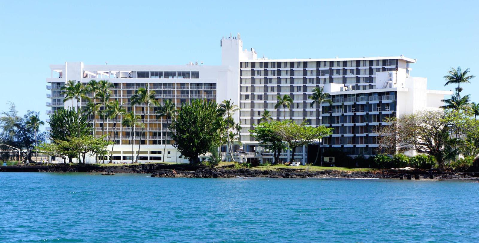 Image of hotel exterior at Grand Naniloa Hotel Hilo, a DoubleTree by Hilton, 1939, Member of Historic Hotels of America, in Hilo, Hawaii, Discover