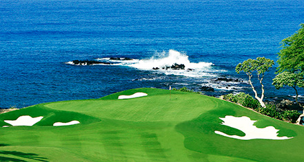 Golf at
Mauna Kea Beach Hotel
in Kohala Coast