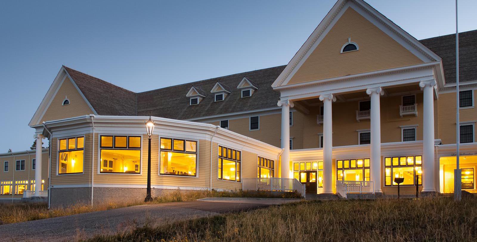 Image of Historic Hotels of America Plaque, Lake Yellowstone Hotel & Cabins, Yellowstone National Park, Wyoming, 1891, Member of Historic Hotels of America, Discover