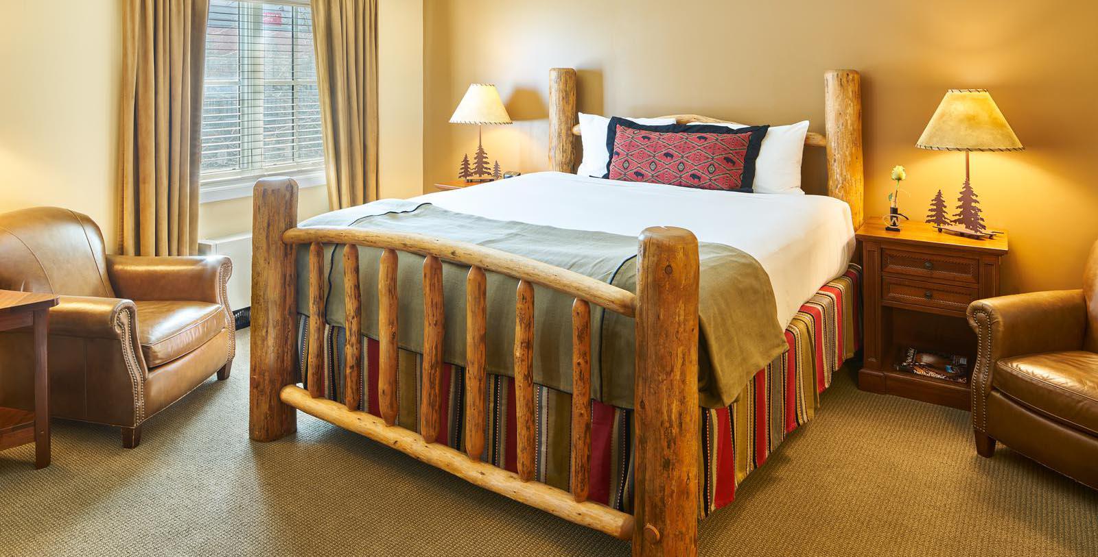 Image of Guestroom The Wort Hotel, 1941, Member of Historic Hotels of America, in Jackson, Wyoming,Accommodations