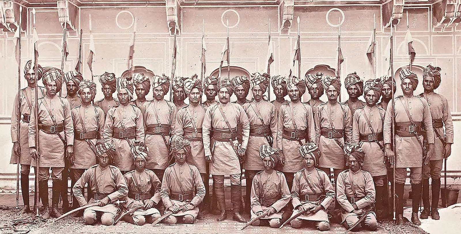 Historic Image of Shekhawat clan, Alsisar Haveli, 1892, Member of Historic Hotels Worldwide, in Jaipur, India, History