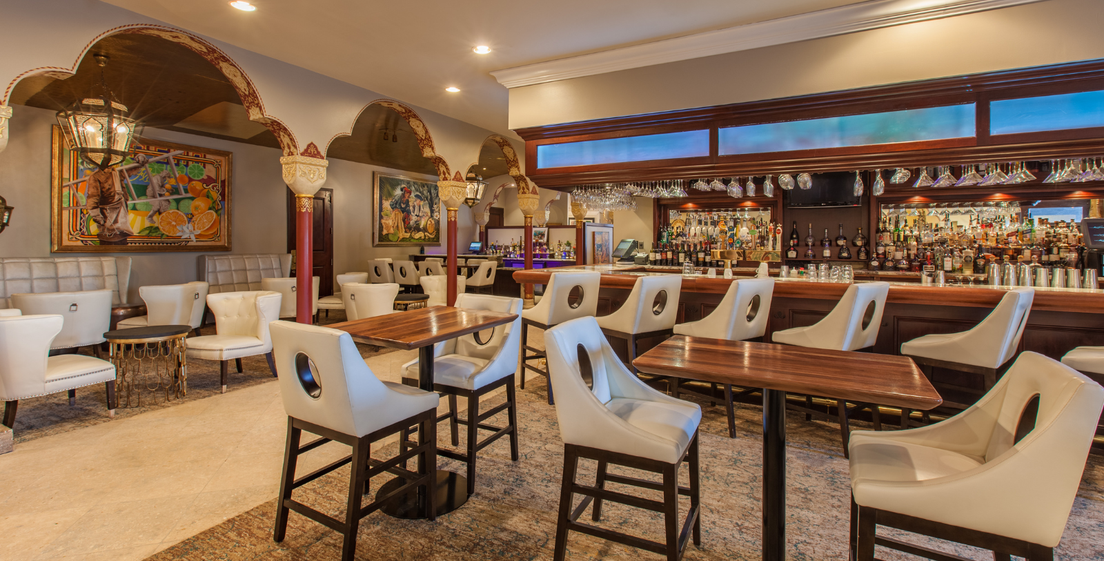 Image of Cobalt Lounge restaurant at Casa Monica Resort & Spa, 1888, Member of Historic Hotels of America, in St. Augustine, Florida, Taste