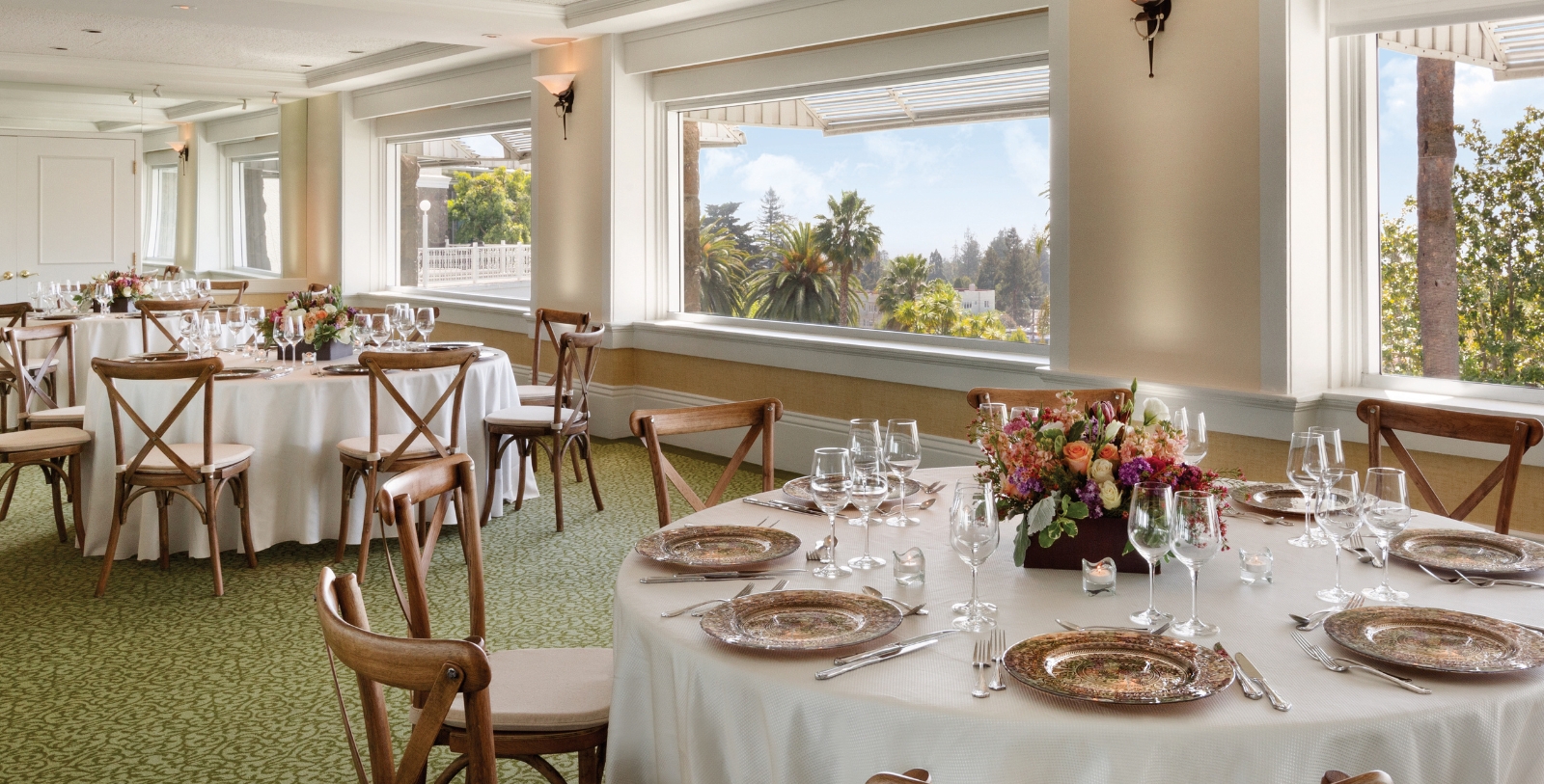 Image of banquet set up in meeting hall at Claremont Resort & Club, 1915, Member of Historic Hotels of America, in Berkeley, California, Experience