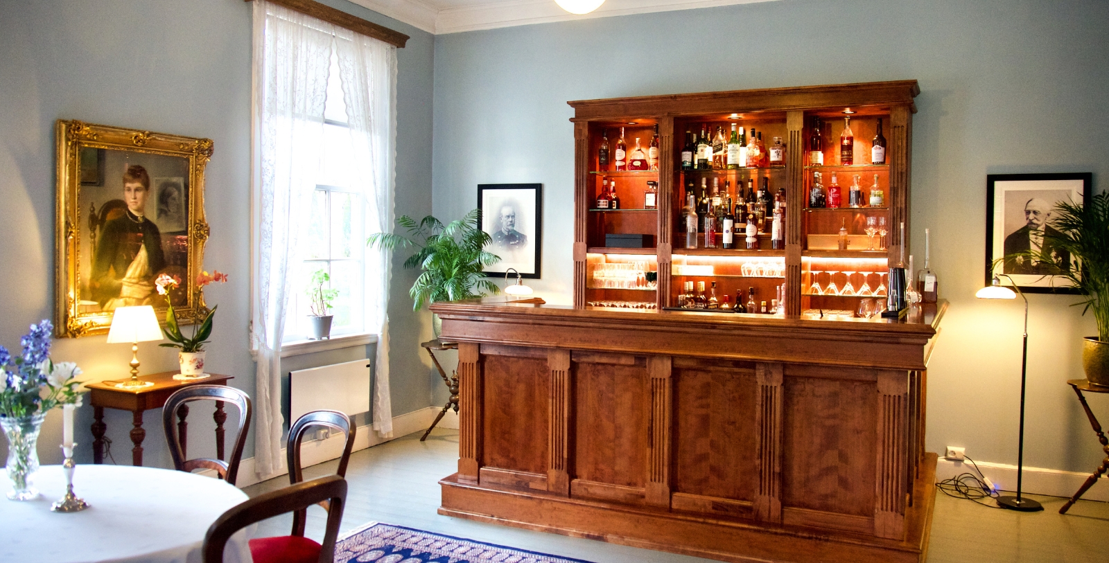 Discover restored architecture from the hotel's past as an estate, including a nineteenth-century granary and icehouse.