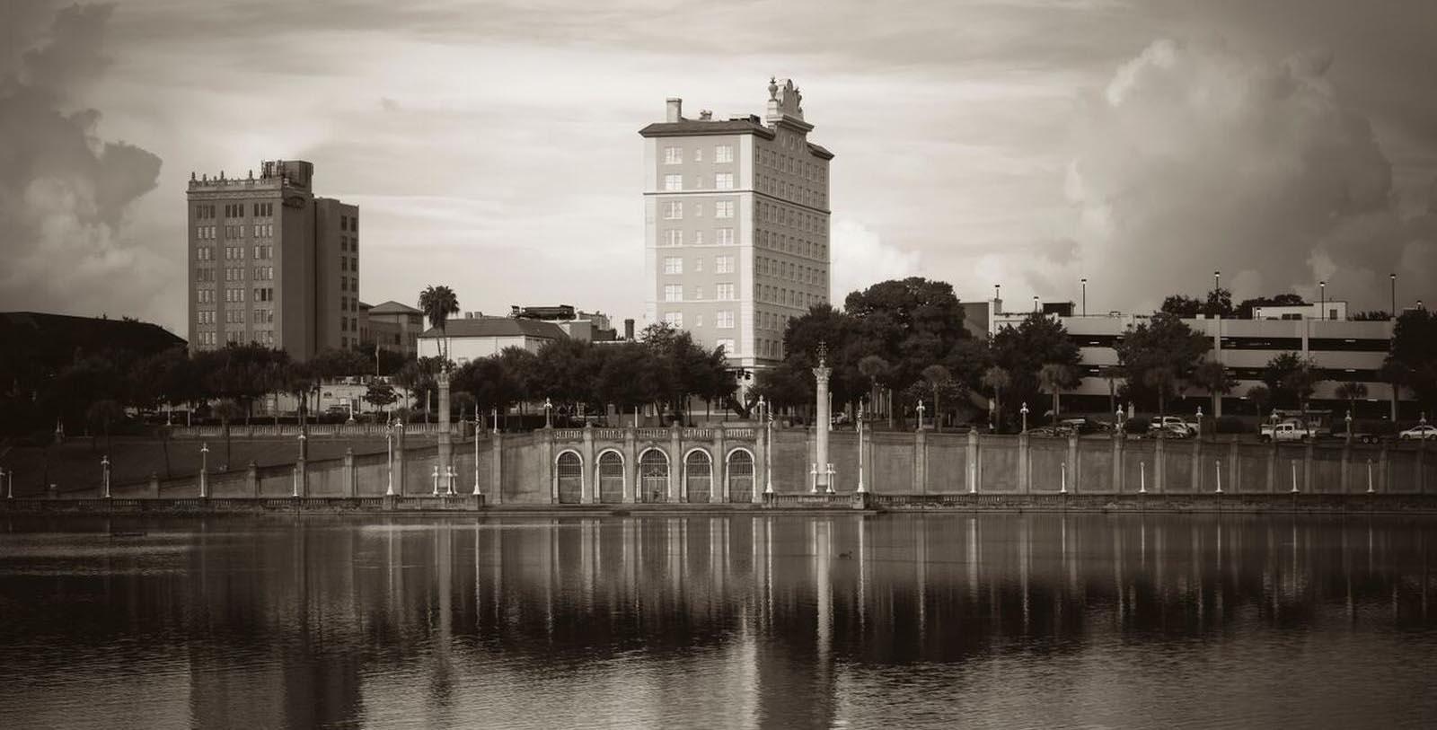 Historic Image of Hotel Exterior The Terrace Hotel, 1924, Member of Historic Hotels of America, in Lakeland, Florida, Discover