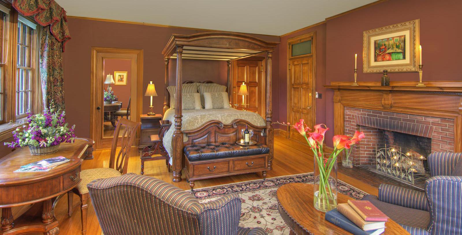 Image of Guestroom at Castle Hill Resort and Spa, 1905, Member of Historic Hotels of America, in Cavendish, Vermont, Accommodations