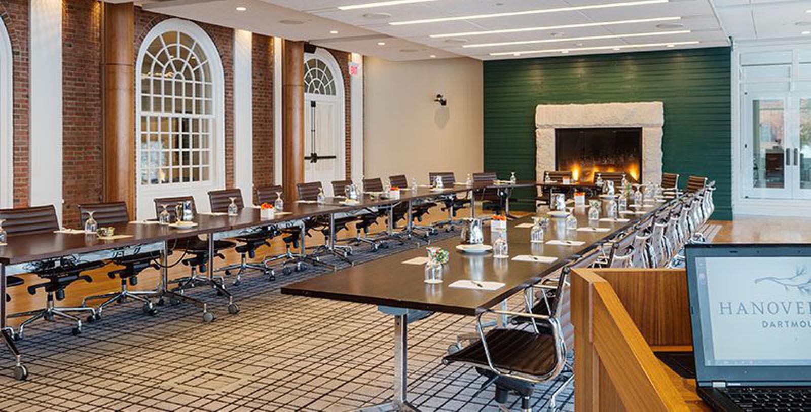 Image of meeting room set up Hanover Inn Dartmouth, 1780, Member of Historic Hotels of America, in Hanover, New Hampshire, Experience