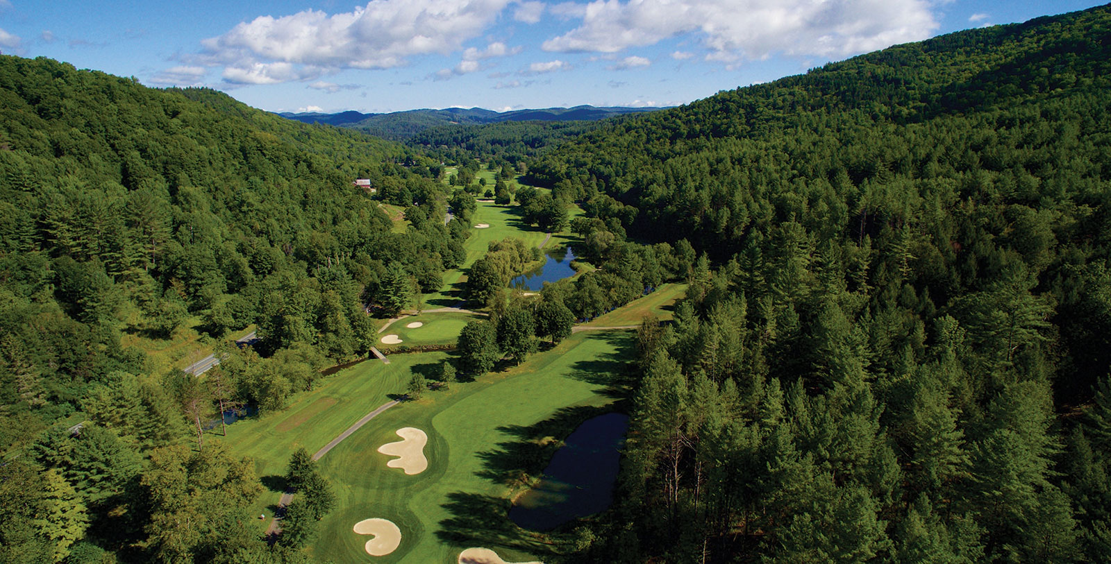 Image of Golf Course Aerial View, Woodstock Inn & Resort, 1793, Member of Historic Hotels of America, in Woodstock, Vermont, Golf