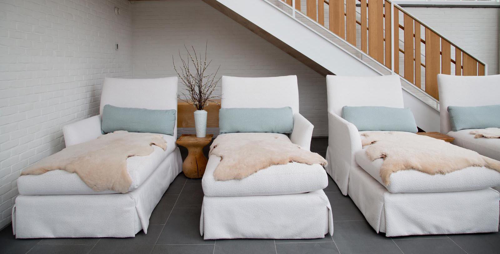 Image of spa seating area Woodstock Inn & Resort, 1793, Member of Historic Hotels of America, in Woodstock, Vermont, Explore