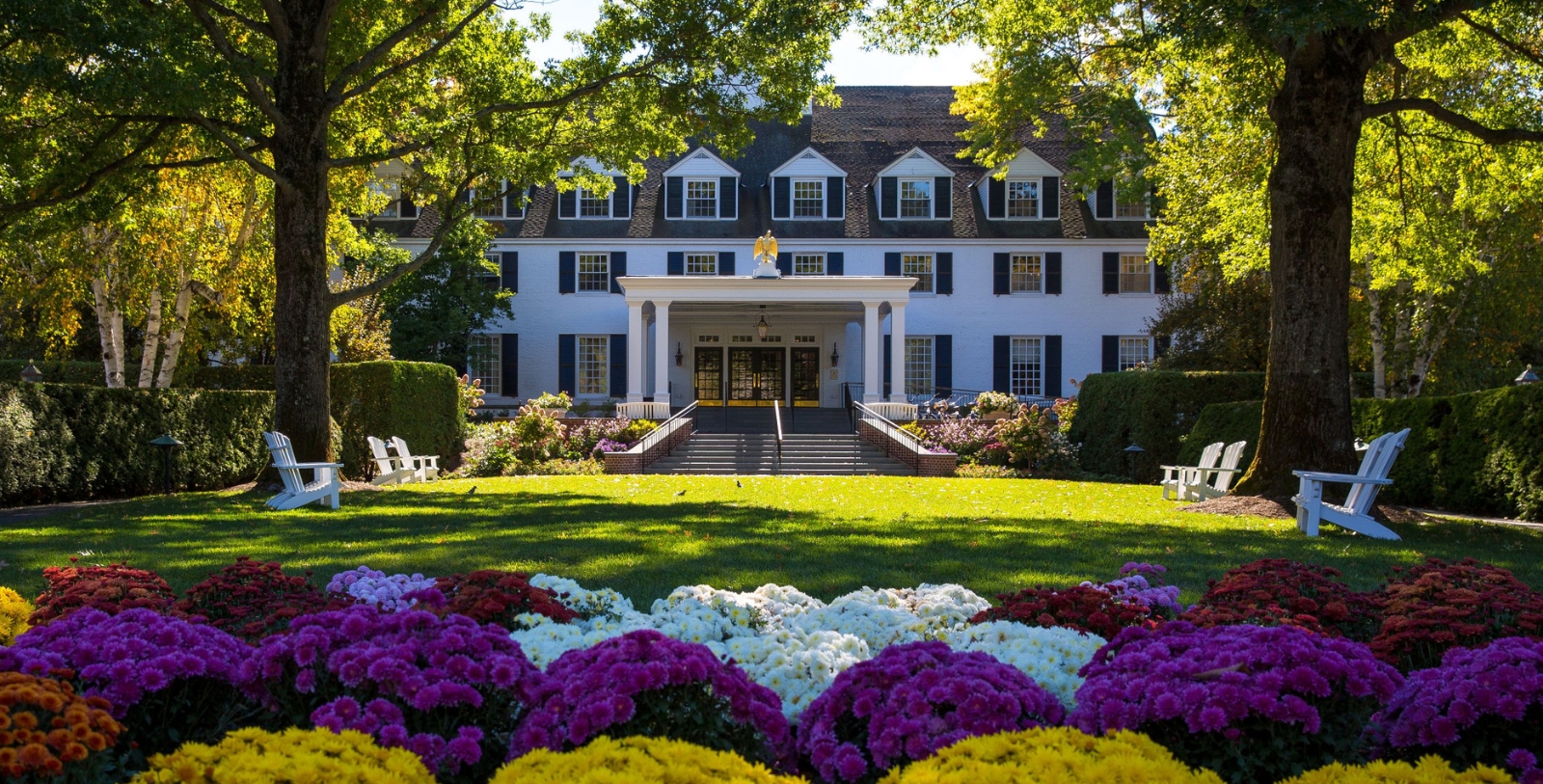 Image of hotel exterior Woodstock Inn & Resort, 1793, Member of Historic Hotels of America, in Woodstock, Vermont,