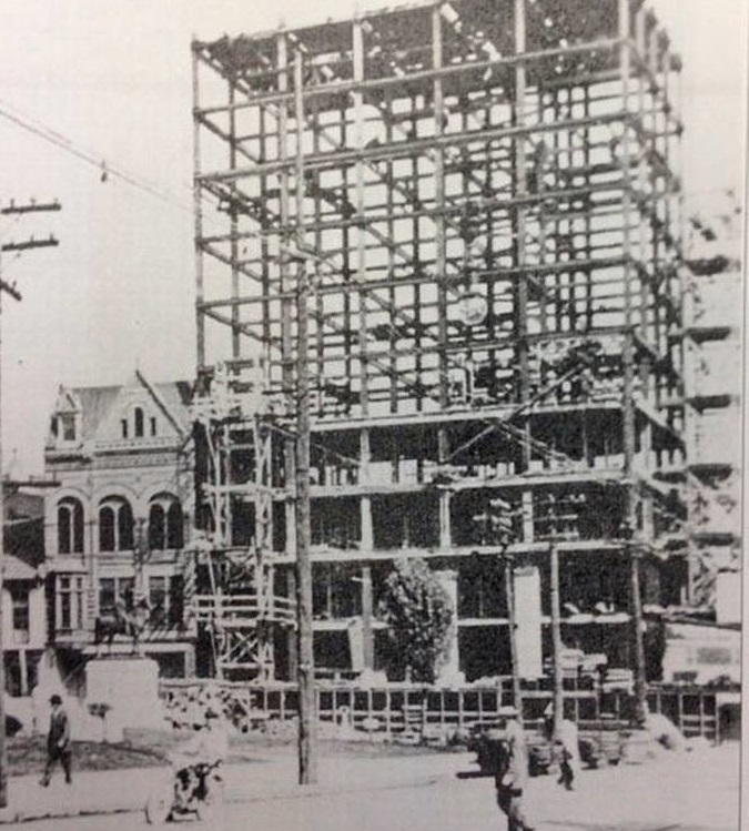 Historical Image of Exterior Construction, 21c Museum Hotel Lexington by MGallery, 1914, Member of Historic Hotels of America, in Lexington, Kentucky.