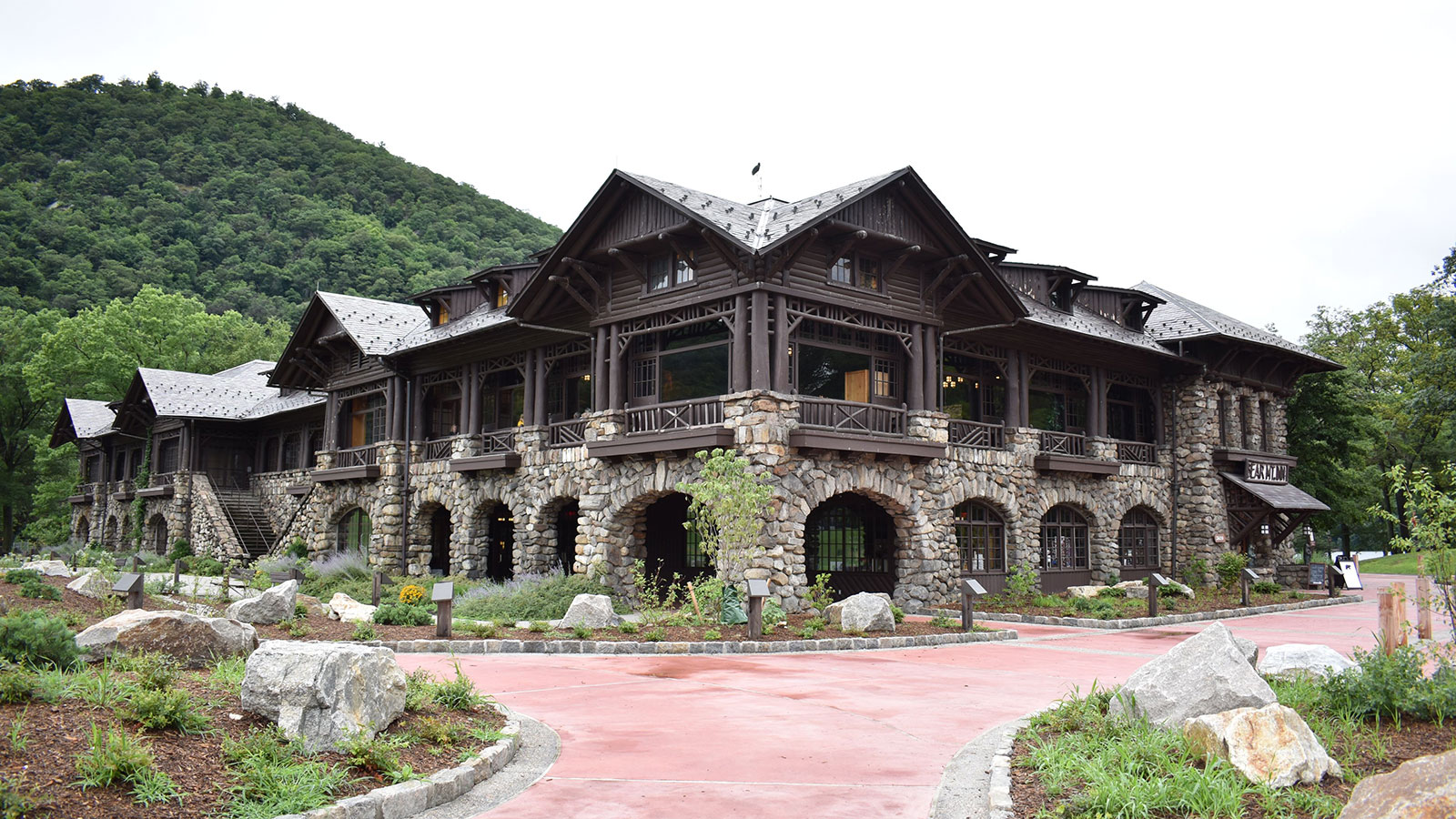 Image of Hotel Exterior at Bear Mountain Inn, 1915, Member of Historic Hotels of America, in Bear Mountain, New York, Overview